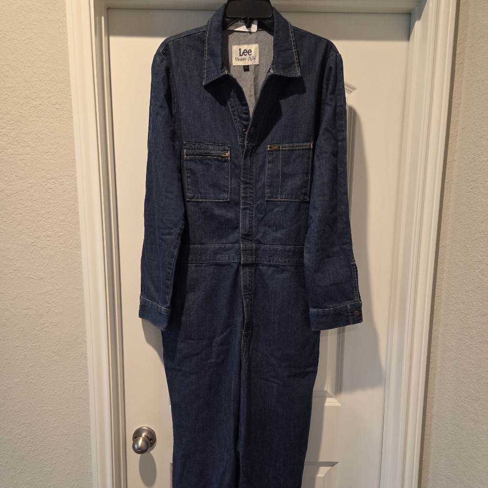 NWT Lee Dark Blue Denim Jumpsuit